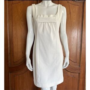 REVOLVE Dress BB Dakota Ruffle Front White Dress Size Medium
